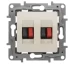 Розетка аудио двойная бежевый NILOE Legrand