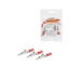 Cleste crocodil 15A 53mm rosu (10buc) TDM