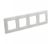 Рамка 4  постовая белый NILOE Legrand