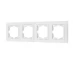 Рамка 4 постовая белая УЮТ BYELECTRICA